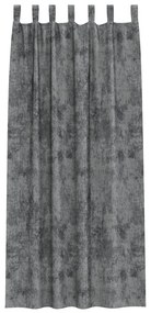Vellvet Függönyök 2 db Gombokkal Szürke 225x140 cm