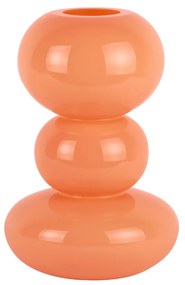 Bubbles nagy üveg váza narancssárga