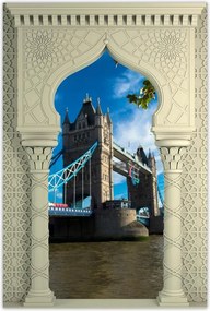 Poszterek 60x90 Tower Bridge az éggel