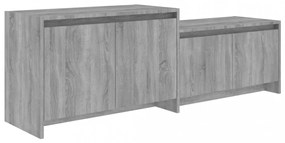 szürke sonoma szerelt fa TV-szekrény 146,5x35x50 cm