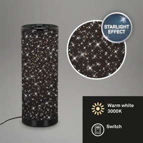 Briloner 7334-015 - LED Asztali lámpa STARRY SKY 1xGU10/5W/230V fekete