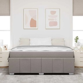 Ágykeret matracmal Tópszínű 180 x 200 cm szövet