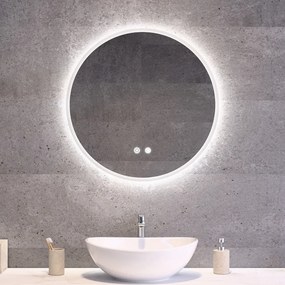 Kerek Led tükör Ø60cm Welland Alpha | Páramentesítő - Fényerő + színhőfok állítás