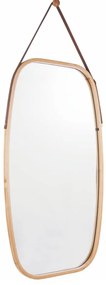 Függő tükör bambuszkerettel Lemi 3, 43 x 1,5 x 76cm