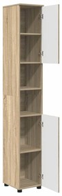 Fürdőszobai magas szekrény sonoma tölgy 30 x 35 x 192 cm