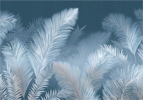 Fotótapéta Levelek Absztrakt Fehér Hálószoba Nappali Tapéta Flizelina 250x175