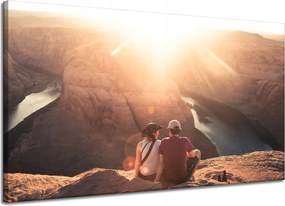 Vászonkép Grand Canyon Pár Nap Folyó 120x70