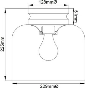 Feiss FE-HOUNSLOW-F-PN - Mennyezeti lámpatest HOUNSLOW 1xE27/60W/230V fényes króm