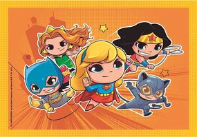 DC Super Hero Mini-mates 4 az 1-ben puzzle Clementoni