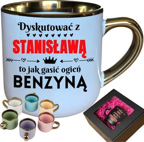 Stanisława nagy névre szóló bögre ajándékba neki elegáns, nyomott mintával