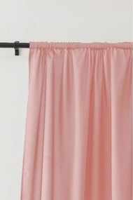 Függöny OXFORD LIGHT 140x250 cm, rózsaszín Felfüggesztés: Hullámos sínszalag