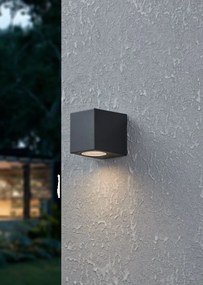 EGLO 900275 JABAGA Modern Kültéri Fali Lámpa Fekete, Átlátszó GU10 IP44