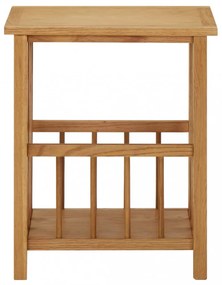 tömör tölgyfa magazinasztal 45 x 35 x 55 cm