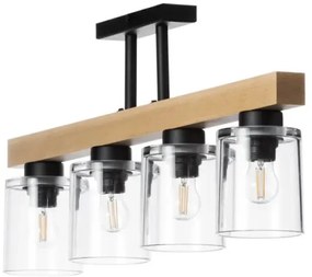 Felületre szerelhető csillár RUSTIC RADIANCE 4xE27/60W/230V