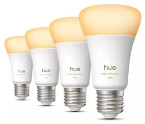 4 darabos szett dimmelhető Philips Hue WHITE AMBIANCE LED izzó E27/6W/230V 1000-20000K