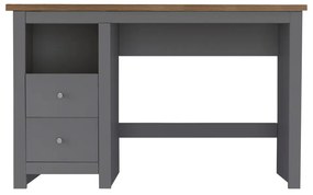 Íróasztal tölgyfa dekoros asztallappal 50x120 cm Emerald – Støraa