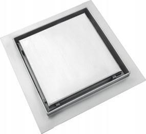 Aquauno Négyzet Alakú Lefolyó 20 x 20 cm Nagy Teljesítmény