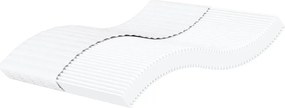 vidaXL fehér H2/H3 keménységű habmatrac 200 x 220 cm