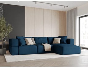Kék sarokkanapé (jobb oldali) Esther – Milo Casa