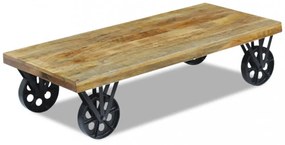 120x60x30 cm Tömör mangófa dohányzóasztal
