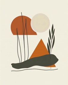 Poszter 40x50cm Bézs tekintet