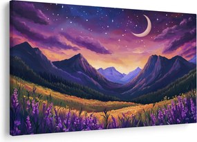 Kép - Lila táj (90x60 cm)