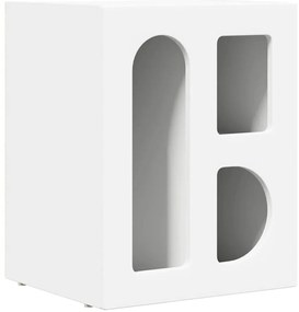 vidaXL Éjjeli asztal Fehér 40 x 35 x 50 cm Faanyag