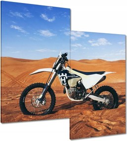 Vászonkép 60x60 Motocross a sivatagban