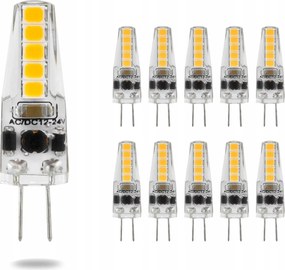 10 db fényerőszabályozható G4 Led izzó