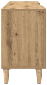 TV Állvány Sötét tölgy színben - 150x30x50 cm - Mérnöki fából készült