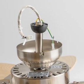 ZEVENTI - Mennyezeti ventilátor FAMARA 1xE14/60W/230V bézs