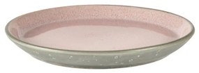 Rózsaszín-szürke desszertes kőedény tányér ø 17 cm Gastro Grey/Light Pink – Bitz