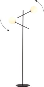 Emibig modern állólámpa linear fehér fekete emi1169/lp2