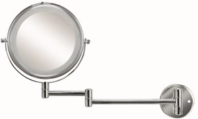 Kleine Wolke LED Mirror kozmetikai tükör 42.7x42.7 cm kerek világítással króm 8428124886