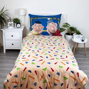 Egyszemélyes pamut gyerek ágyneműhuzat 140x200 cm Pat a Mat – Jerry Fabrics