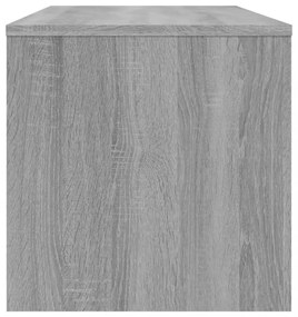 szürke sonoma színű szerelt fa TV-szekrény 100 x 40 x 40 cm
