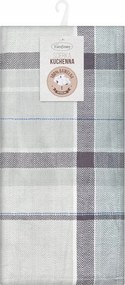 Konyhai törlőkendő Olivia 50x70 hamu kockás