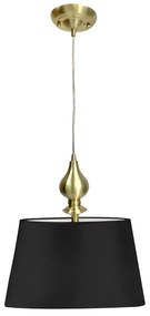 Fekete-aranyszínű függőlámpa ø 35 cm Prima Gold – Candellux Lighting