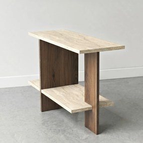 Essenziale - Travertine, Walnut