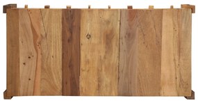 Dohányzóasztal 110x55x35 cm Tömör fa újrafelhasználva