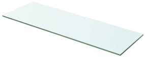 vidaXL 60x15 cm átlátszó panel üvegpolc