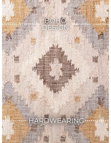 Krémszínű kézi szövésű juta szőnyeg 120x170 cm Roya Imani – Elle Decoration