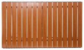 Kempingasztal gördülőlappal 54x93 cm