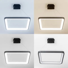 Brilagi - LED dimmelhető kábeles csillár FALCON SLIM LED/50W/230V 50x50 cm fekete + távirányító