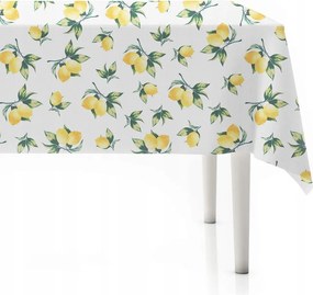 Foltálló Asztalterítő Abrosz Védő Mosható Vízálló Citrom
