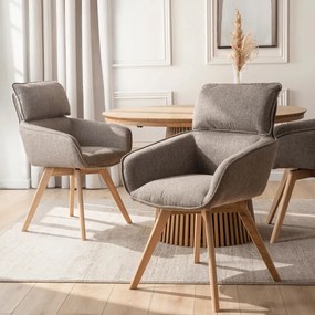 Forgó szék barna színben, DIAS