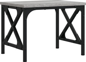 vidaXL szürke sonoma színű szerelt fa nyomtatóállvány 40 x 30 x 31 cm
