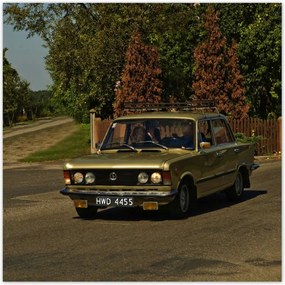 Poszterek 30x30 Nagy Fiat 125P Lengyel