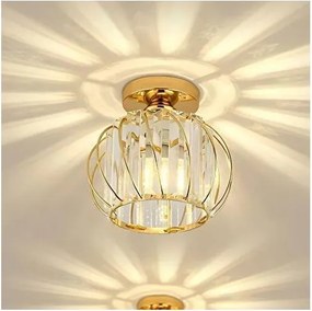 Mennyezeti lámpa BELLA 1xE27/40W/230V átmérő 20 cm arany