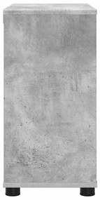 Fürdőszoba mosdószekrény Beton Szürke 60 x 30 x 60 cm Faanyag